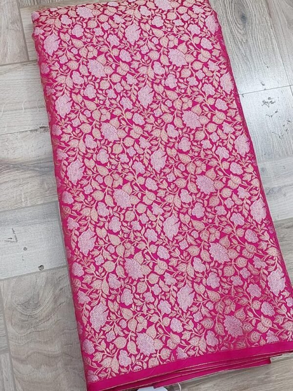 BB 07 Banarasi Handloom Katan Silk Brocade Fabric