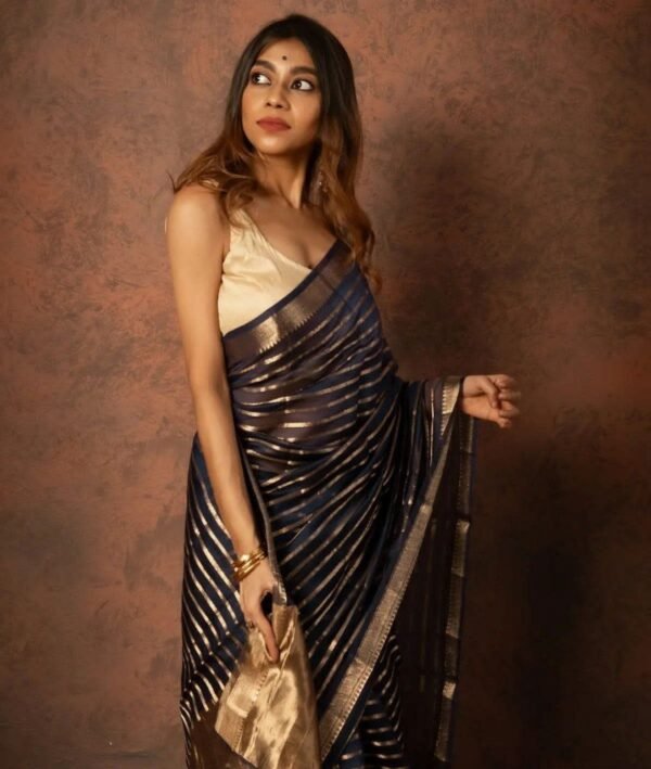 AF 02 Handloom Designer Saree - Image 2