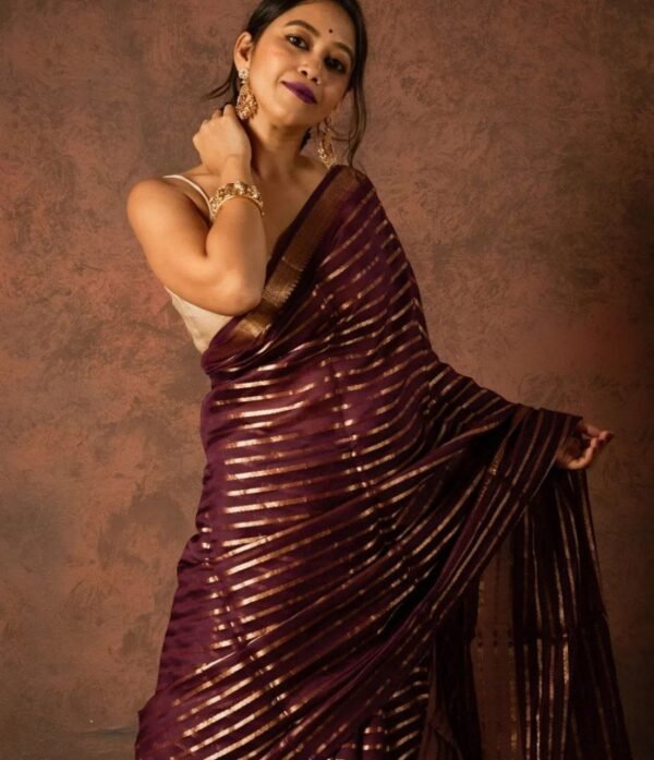 AF 02 Handloom Designer Saree - Image 2