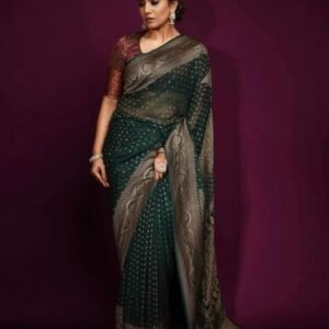 BB 03 Handloom Georgette Khadi Sarees