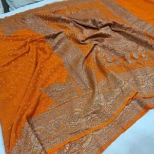 BB 03 Handloom Georgette Khadi Sarees