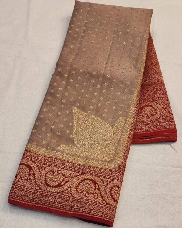 BB 03 Handloom Georgette Khadi Sarees - Image 2