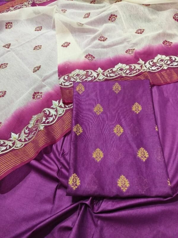 BB 05 Banarasi Unstitched Salwar Kameez With Dupatta