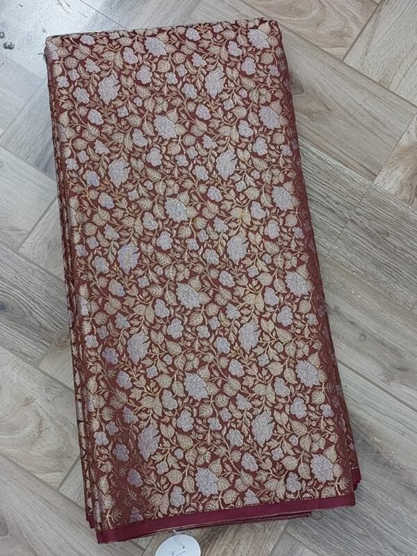 BB 07 Banarasi Handloom Katan Silk Brocade Fabric
