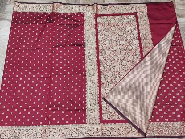 BBO 08 Banarasi Cotton Silk Saree - Image 3
