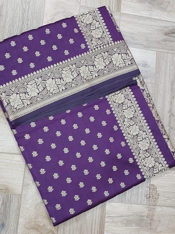 BBO 08 Banarasi Cotton Silk Saree - Image 2