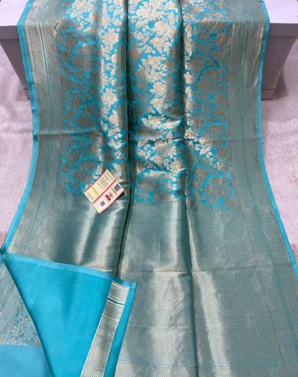 BB 013 Banarasi Handloom Pure Paudi Katan Silk Saree