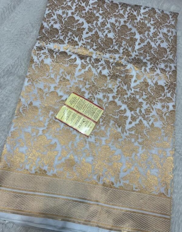 BB 013 Banarasi Handloom Pure Paudi Katan Silk Saree