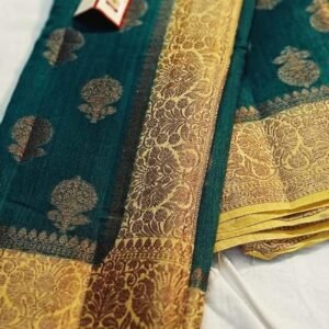 BB 014 BANARASI PURE MOONGA SILK SAREE