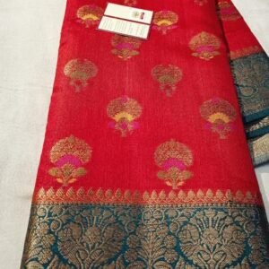 BB 014 BANARASI PURE MOONGA SILK SAREE