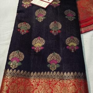 BB 014 BANARASI PURE MOONGA SILK SAREE