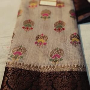 BB 014 BANARASI PURE MOONGA SILK SAREE