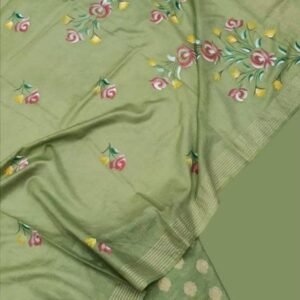 BB 015 Exclusive Banarasi pure cotton silk printed suit