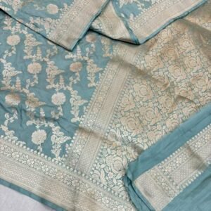 BB 17 BANARASI HANDLOOM PURE KADUWA KATAAN  SILK SAREE