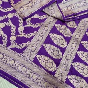 BB 17 BANARASI HANDLOOM PURE KADUWA KATAAN  SILK SAREE