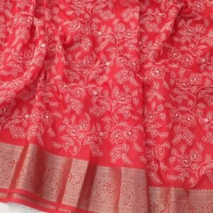 BB 18 Banarasi Dyeable soft warm silk saree