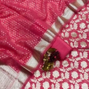 BB 019 EXCLUSIVE BANARASI  CHANDERI SILK  SUIT