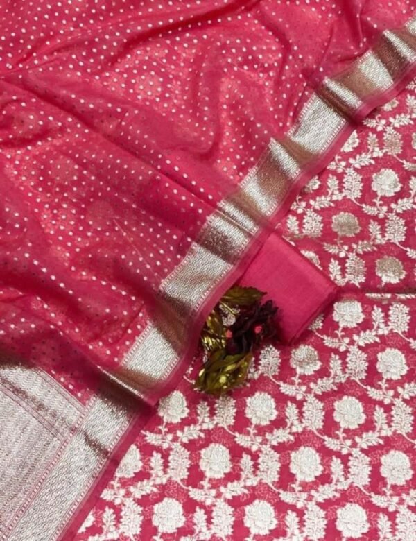 BB 019 EXCLUSIVE BANARASI  CHANDERI SILK  SUIT