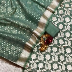 BB 019 EXCLUSIVE BANARASI  CHANDERI SILK  SUIT
