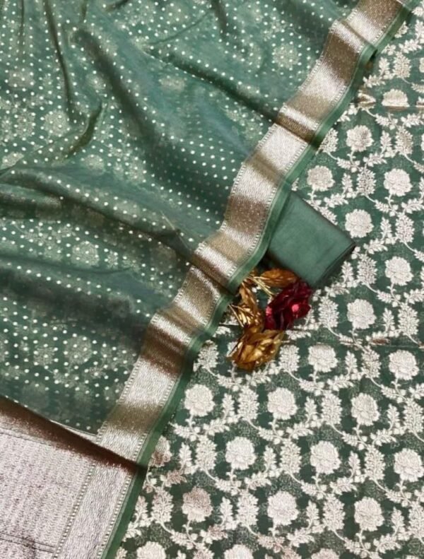 BB 019 EXCLUSIVE BANARASI  CHANDERI SILK  SUIT
