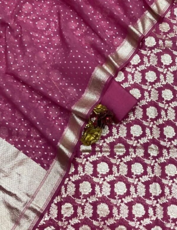 BB 019 EXCLUSIVE BANARASI  CHANDERI SILK  SUIT