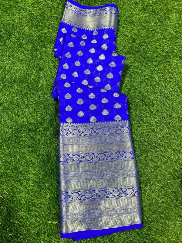 AB 01 Semi Georgette Saree - Image 2