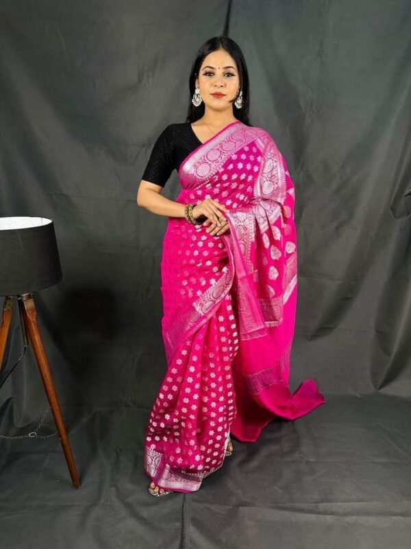 AB 02 Semi Georgette Saree