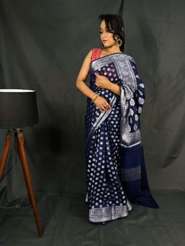 AB 02 Semi Georgette Saree