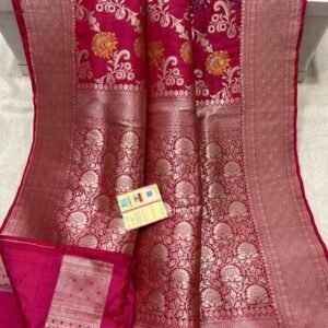 BB21 Banarasi handloom pure brocade katan silk saree