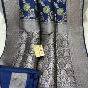 BB21 Banarasi handloom pure brocade katan silk saree