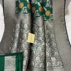 BB21 Banarasi handloom pure brocade katan silk saree