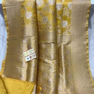 BB21 Banarasi handloom pure brocade katan silk saree
