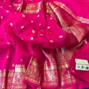 BB 22 Banarasi Dyeable soft semi Kora organza silk saree