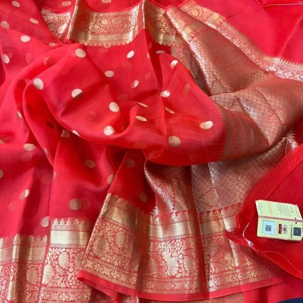 BB 22 Banarasi Dyeable soft semi Kora organza silk saree
