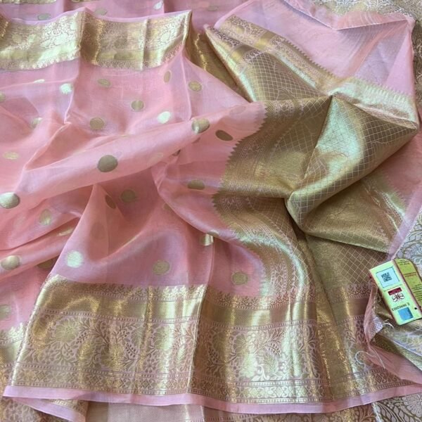 BB 22 Banarasi Dyeable soft semi Kora organza silk saree