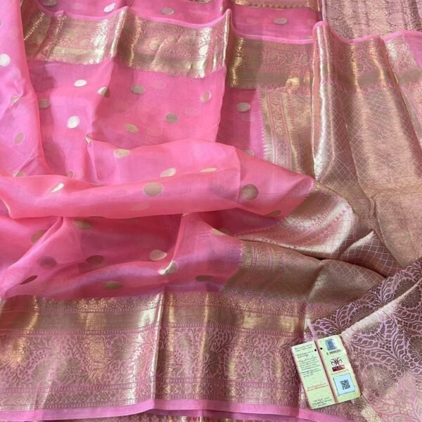 BB 22 Banarasi Dyeable soft semi Kora organza silk saree