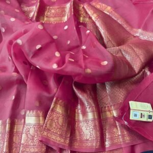 BB 22 Banarasi Dyeable soft semi Kora organza silk saree