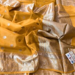 BB 22 Banarasi Dyeable soft semi Kora organza silk saree