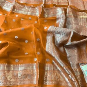 BB 22 Banarasi Dyeable soft semi Kora organza silk saree