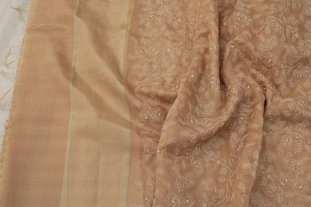 BB 23 Banarasi Tissue silk saree allover Chickenkari Jaal