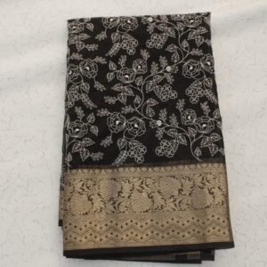 BB 24 Banarasi Dyable semi kora organza silk saree