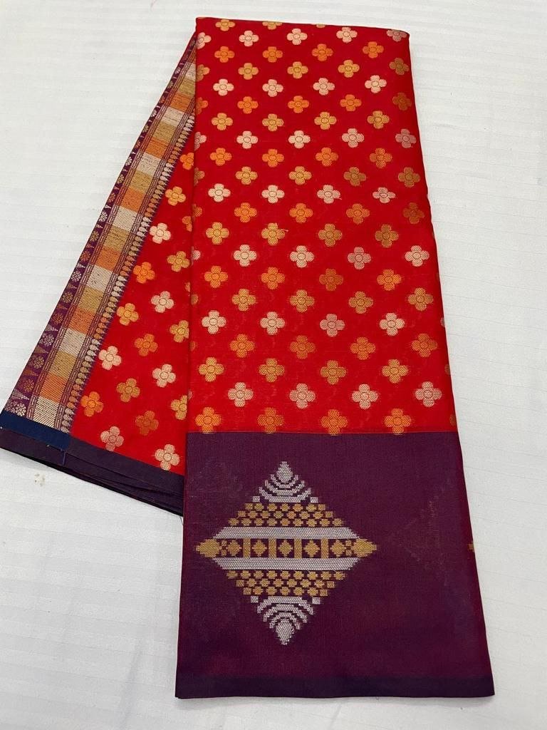 BB 28 Banarasi soft semi kataan silk saree