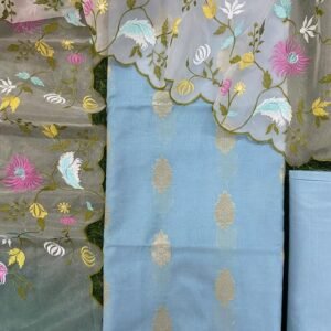 BB 46 Exclusive Banarasi Unstitched Salwar kameez with Dupatta