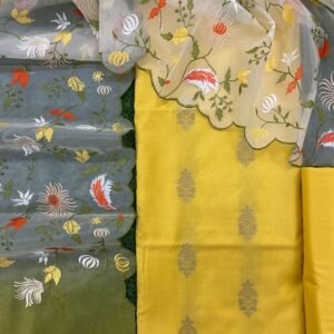 BB 46 Exclusive Banarasi Unstitched Salwar kameez with Dupatta