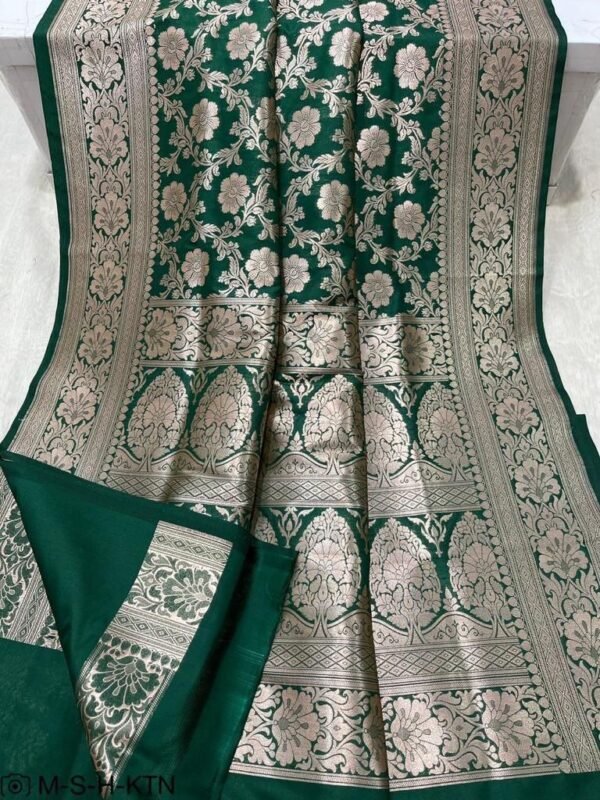 BB 51 Banarasi Semi katan silk saree