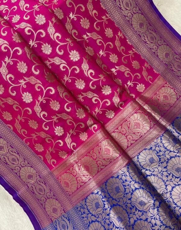 BB 51 Banarasi Semi katan silk saree