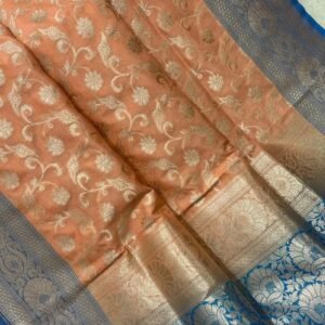 BB 51 Banarasi Semi katan silk saree