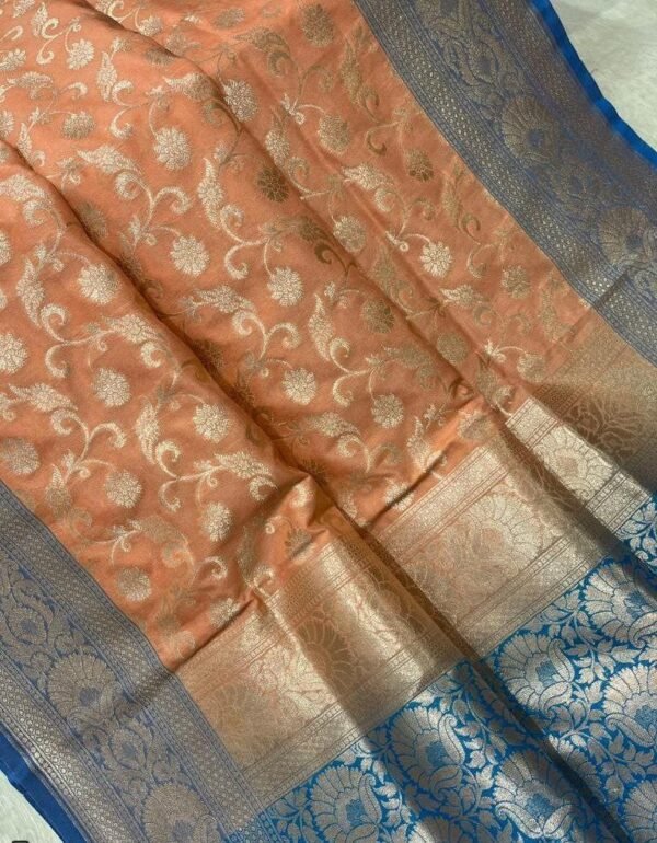 BB 51 Banarasi Semi katan silk saree