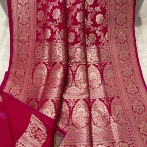 BB 51 Banarasi Semi katan silk saree