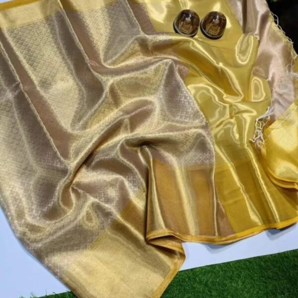 SA 01 Banarasi Tissue Saree - Image 3
